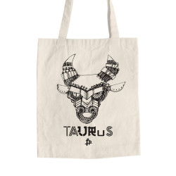 Steampunk Ζώδια - Ταύρος (Τσάντα  Αγοράς)